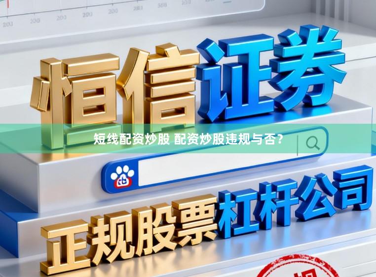 短线配资炒股 配资炒股违规与否？