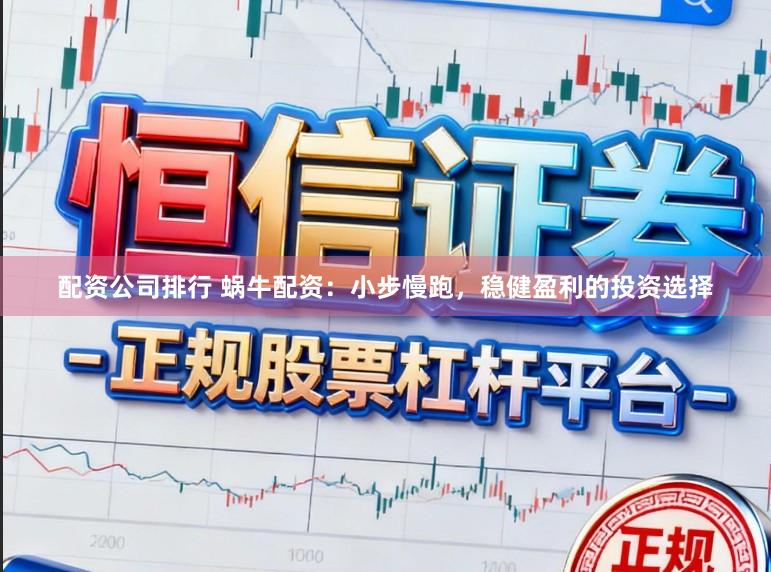 配资公司排行 蜗牛配资:小步慢跑,稳健盈利的投资选择